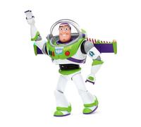Disney Store Official Figurine Interactive Buzz l'éclair, Toy Story des Studios Pixar, 36 cm/14", Figurine Ranger de l'espace Interactive, Plus de 15 répliques en Anglais, à partir de 3 Ans