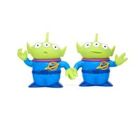 Disney Store Official Figurines interactives Extraterrestres, Toy Story des Studios Pixar, 16 cm/6", 2 Figurines extraterrestres interactives, Plus de 15 répliques en Anglais, à partir de 3 Ans
