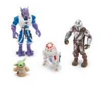 Disney Store Official, Figurines Le Mandalorien et Grogu Toybox, Figurines Star Wars à Collectionner, Din Djarin, Grogu, Zeb Orrelios, R5-D4, 17 x 5 x 28 cm