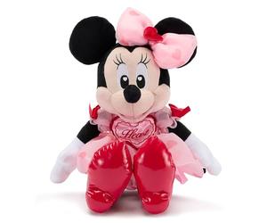 Disney Store Official Japon Peluche Minnie Saint-Valentin de Taille Moyenne, 24 cm