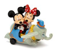 Disney Store Official Jouet à Friction Mickey et Minnie, 8 x 13 cm, avec Dumbo l'éléphant, à partir de 3 Ans
