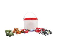 Disney Store Official Jouets pour Le Bain Disney Pixar Cars, 5 pcs, Le kit pour Enfants Contient Flash McQueen, Martin, Red, Shérif et Sergent, Convient aux 6 Mois et Plus