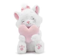 Disney Store Official, Les Aristochats, Peluche Marie avec Coeur de Taille Moyenne, 30 cm, Chat en Peluche, Collection Dakko, Convient dès la Naissance, adapté à Tous Les âges