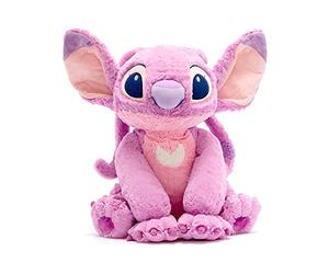 Disney Store Official, Lilo & Stitch, Angel, Grande Peluche, 55 cm/21", Personnage Câlin en Peluche, Extraterrestre Rose avec des Détails Brodés et Douce au Toucher