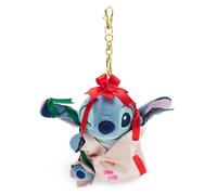 Disney Store Official, Lilo & Stitch, Peluche Porte-clés Stitch Festive, 12 cm, Accessoire pour Sac à Main et Sac à Dos, à partir de 3 Ans