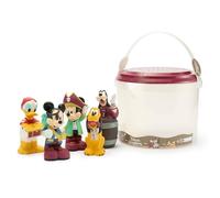 Disney Store Official, Lot de 5 Figurines et 1 Seau Mickey et Ses Amis
