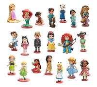 Disney Store Official Méga Coffret de Figurines Animator, Snow White, Cinderella, Aurora, Alice, Tinker Bell, Ariel, Belle, Jasmine, Lilo, Tiana, Rapunzel, Flynn Rider, Vaiana, Anna, Elsa et Kristoff