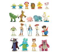 Disney Store Official Méga Coffret de Figurines Toy Story, 20 Personnages Dont Woody, Buzz l'Éclair, Jessie, Rex et Bayonne, Figurines entièrement sculptées, Convient aux Enfants de 3 Ans et Plus