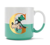 Disney Store Official Mug Dingo, 425 ml, tasse blanc et vert, adapté au lave-vaisselle et au micro-ondes