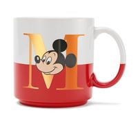 Disney Store Official Mug Mickey, 425 ml, tasse blanc et rouge, adapté au lave-vaisselle et au micro-ondes