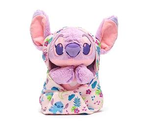 Disney Store Official Peluche Baby Angel, Lilo & Stitch, 27 cm/11", Peluche bébé Alien Rose avec Couverture détachable, Convient dès la Naissance, Adapté à Tous Les âges