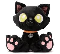 Disney Store Official Peluche Binx, Hocus Pocus, 27 cm/10,5", Peluche Chat Noir avec Collier Orange, Convient dès la Naissance, adapté à Tous Les âges