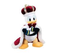 Disney Store Official Peluche Donald Duck Roi, 39 cm/15", Peluche avec Cape et Couronne, Convient dès la Naissance, adapté à Tous Les âges