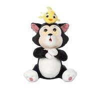 Disney Store Official Peluche Figaro et Cléo, Pinocchio, 35 cm/14", Peluche Chat Blanc et Noir avec Poisson Rouge, Convient dès la Naissance, adapté à Tous Les âges