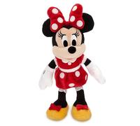 Disney Store Official Peluche Miniature Minnie en Tenue Classique Rouge à Pois, 23 cm