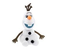 Disney Store Official Peluche moyenne Olaf, La Reine des Neiges, 38 cm, Bonhomme de neige rembourré pour enfant, Personnage de dessin animé en peluche, avec dent en satin et flocons de neige brillants