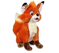 Disney Store Official Peluche Rox de Taille Moyenne, Rox et Rouky, 34 cm, Personnage Iconique en Position Assise, Queue, poitrail et touffe de Poils Duveteux, 12 Mois et Plus