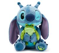 Disney Store Official Peluche Stitch et Une Grenouille 626 Day, 33 cm/13", Peluche Extraterrestre à câliner, datée de 2025 sur Le Pied, Convient dès la Naissance