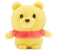 Disney Store Official Peluche Winnie l'ourson, 11 cm/4", Collection de Peluches Urupocha-Chan, Convient dès la Naissance