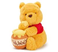 Disney Store Official Peluche Winnie l'ourson, 32 cm/13", Peluche Ours avec Pot de Miel, Convient dès la Naissance, adapté à Tous Les âges