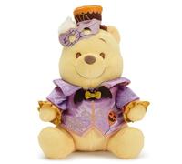 Disney Store Official Peluche Winnie l'ourson d'halloween, 26 cm/10", Ours en Peluche avec déguisement, Chapeau et Masque d'halloween, Convient dès la Naissance, adapté à Tous Les âges