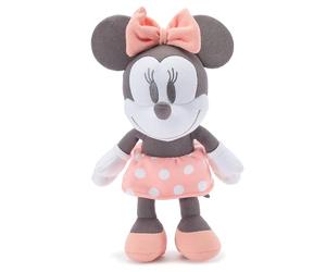 Disney Store Official Petite Peluche Minnie Mouse Born in 2026" pour bébé, Peluche Minnie avec Tricot côtelé et Tons Pastel, 30 cm