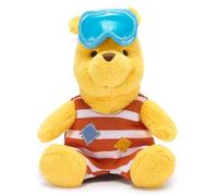 Disney Store Official Petite Peluche Winnie l'ourson en Maillot de Bain, Peluche saisonnière, 19 cm
