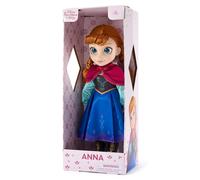 Disney Store Official Poupée Anna avec Mini Brosse à Cheveux, La Reine des Neiges, 40,5 cm/16", Collection Once Upon a Story, à partir de 3 Ans