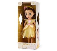 Disney Store Official Poupée Belle avec Mini Brosse à Cheveux, La Belle et la Bête, 40,5 cm/16", Collection Once Upon a Story, à partir de 3 Ans