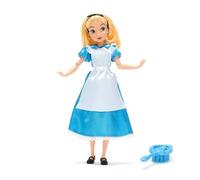 Disney Store Official Poupée Classique Alice, Alice au Pays des Merveilles, 29 cm/11", Poupée Disney entièrement articulée avec Robe en Satin et Brosse à Cheveux Miniature, à partir de 3 Ans