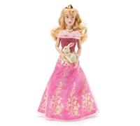 Disney Store Official, Poupée Classique Aurore, La Belle Au Bois Dormant | Poupée Aurore articulée à robe rose scintillante, cheveux dorés, et personnage surprise, dès 3 ans