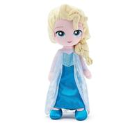Disney Store Official, Poupée de Chiffon Elsa, La Reine des Neiges, 35 cm | Poupée de chiffon Elsa aux cheveux tressés, avec une cape brillante et une robe en satin, pour les câlins et les histoires