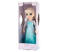 Disney Store Official Poupée Elsa avec Mini Brosse à Cheveux, La Reine des Neiges, 40,5 cm/16", Collection Once Upon a Story, à partir de 3 Ans