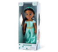 Disney Store Official Poupée Jasmine avec Mini Brosse à Cheveux, Aladdin, 40,5 cm/16", Collection Once Upon a Story, à partir de 3 Ans