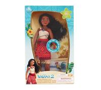 Disney Store Official Poupée Musicale Vaiana, Vaiana 2, Chante We're Back en Anglais, Comprend Une Figurine de Hei Hei