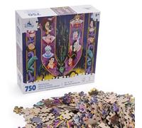 Disney Store Official Puzzle Disney Villains 750 pièces, avec Maléfique, Ursula, Cruella d'Enfer et Bien d'autres, Puzzle de Haute qualité
