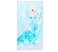 Disney Store Official, Serviette de Plage Elsa, La Reine des Neiges, Serviette de Plage en Coton Doux à séchage Rapide, Drap de Bain pour Enfants