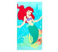 Disney Store Official, Serviette de Plage La Petite Sirène, Serviette de Plage en Coton Doux à séchage Rapide, Drap de Bain pour Enfants