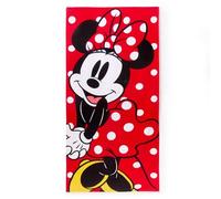 Disney Store Official, Serviette de Plage Minnie, Serviette de Plage en Coton Doux à séchage Rapide, Drap de Bain pour Enfants