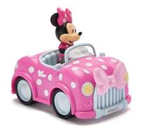 Disney Store Official Voiture de Minnie, 9 x 11 x 20 cm, Petite Voiture Rose à Friction, à partir de 3 Ans