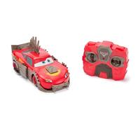 Disney Store Official Voiture télécommandée Flash McQueen Crash and Rebuild pour Enfants, Disney Pixar Cars, 15 cm/6", Jouet télécommandé reconstructible, à partir de 3 Ans