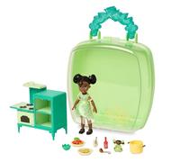 Disney Store Officiel Coffret Mini Poupée Tiana, La Princesse et la Grenouille, Once Upon a Story, 11 pièces, Ensemble de Figurines avec Accessoires, Dès 3 Ans