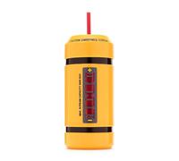 Disney Store Officiel Gobelet avec Paille Bonbonne de Cris, Monstres et Cie, 470ml, Bouteille Imprimée à Double Paroi avec Couvercle à Vis