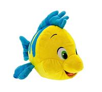 Disney Store Officiel Peluche Moyenne Polochon, La Petite Sirène, 34,5cm, Meilleur Ami d'Ariel, Poisson en Peluche avec Détails Brodés et Finition Scintillante, Convient dès la Naissance