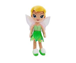 Disney Store Officiel Poupée Peluche Clochette, 35 cm, Fée Douce en Robe Satin Iconique avec Détails Brodés, pour Enfants Dès la Naissance