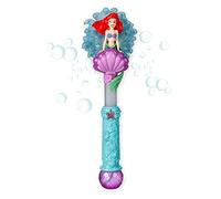 Disney Store Official The Little Mermaid Ariel Baguette à bulles lumineuse et sonore - Jouet interactif à LED, parfait pour les enfants et les fans, design Ariel authentique - Idéal pour les jeux en
