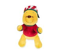 Disney Store Peluche Festive Winnie l’Ourson de Taille Moyenne, 35 cm, Personnage câlin en Peluche, Ours avec Haut Festif et Chapeau, détails brodés, Toucher Doux - Convient dès la Naissance