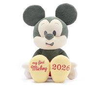 Disney Store Peluche officielle My First Mickey 2026 - Peluche Mickey Mouse de 33 cm - Animaux en peluche pour bébés avec couleurs pastel et caractéristiques brodées - Super doux et câlin - Jolies