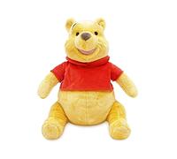Disney Store Peluche officielle Winnie l'ourson - 32 cm - T-shirt rouge classique avec détails brodés - Convient à tous les âges