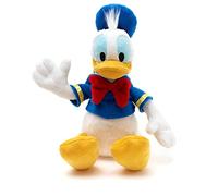 Disney Store Peluche pour Enfants Donald Duck de Petite Taille, 32 cm, Personnage câlin au Toucher Doux et aux détails brodés, Ventre Souple rempli de granulés - Convient dès la Naissance